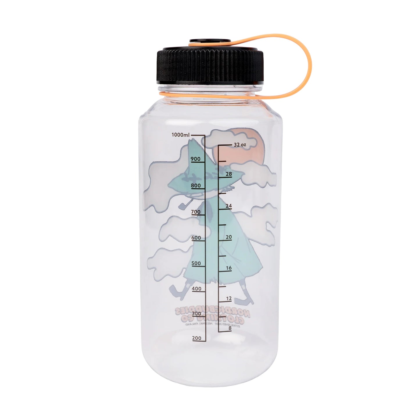 Nordicbuddies Snufkin Travels Water Bottle, 1000 ml