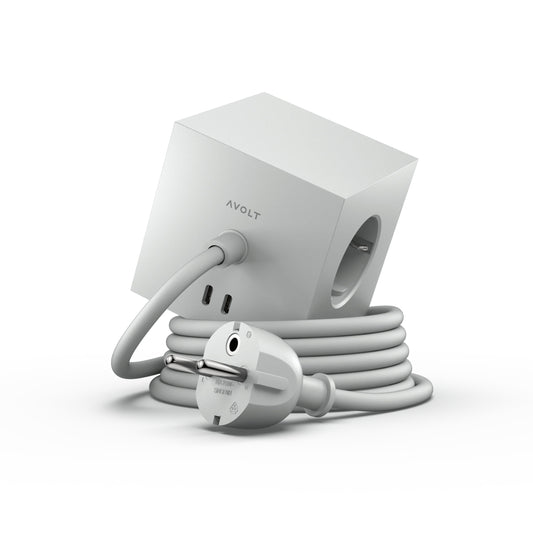 Avolt Square 1 Skjøteledning USB-C 1.8M (30W), Gotland Grey