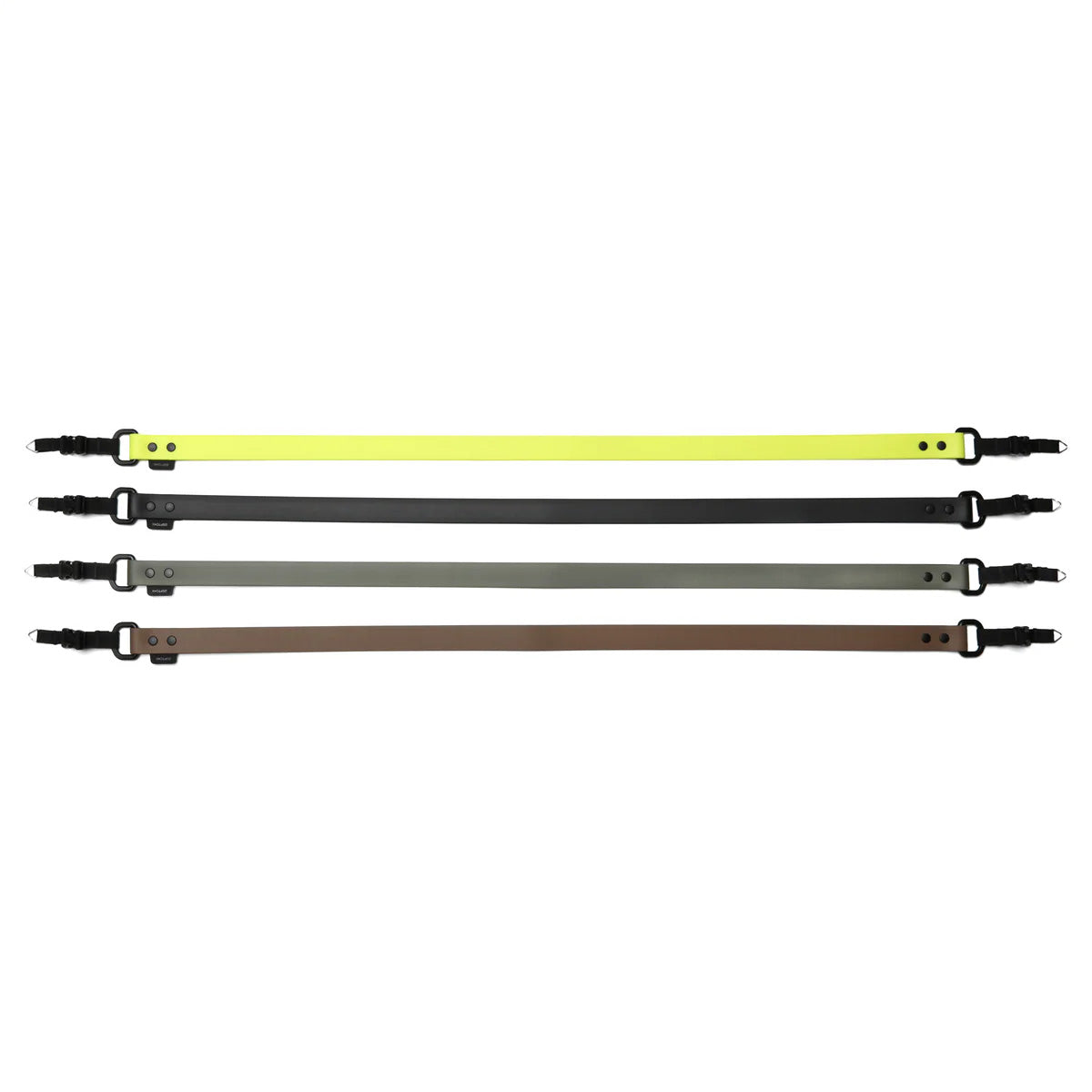 DSPTCH Biothane Camera Strap 37" Split Ring, Neon Yellow