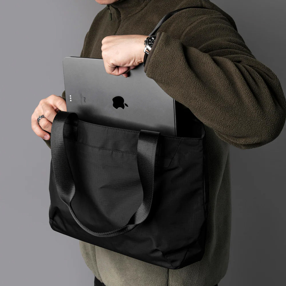 ALPAKA Elements Tote Axoflux 210D, Black/Grey, Small