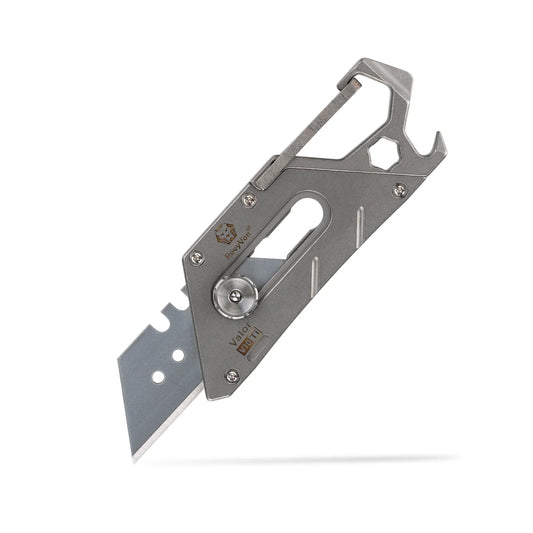 RovyVon Valor V10 Titanium Utility Tool, Sandblasted