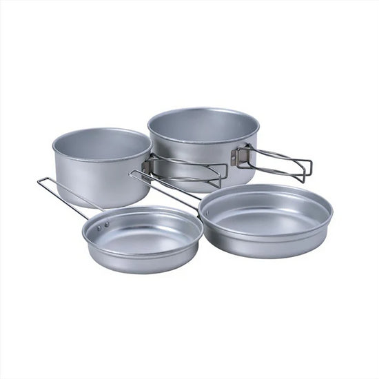 Snowpeak Renwed Multi Compact Cookset, Aluminium