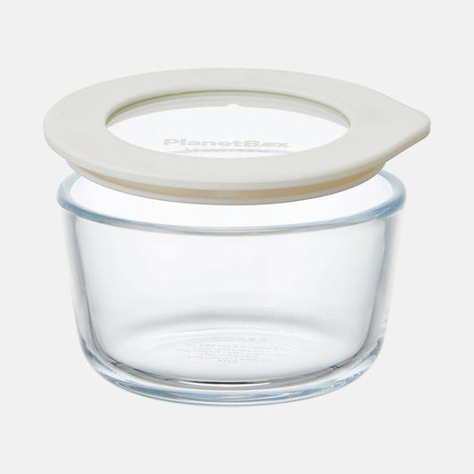 Planet Box Glass Food Storage Containers, Small Round