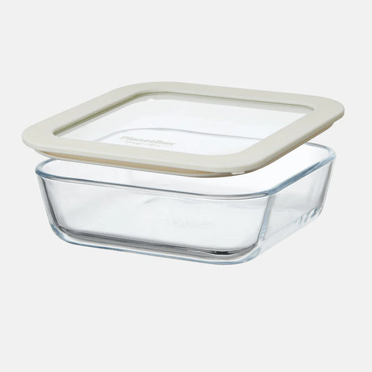 PlanetBox Glass Food Storage Containers, Small Square