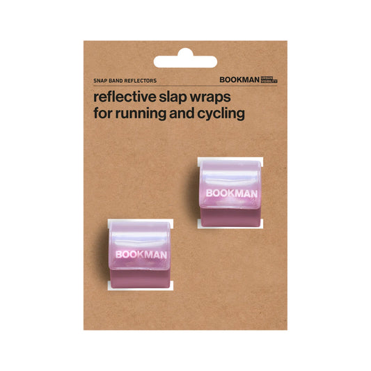Bookman Urban Visibility Snap Band Reflectors, Pink