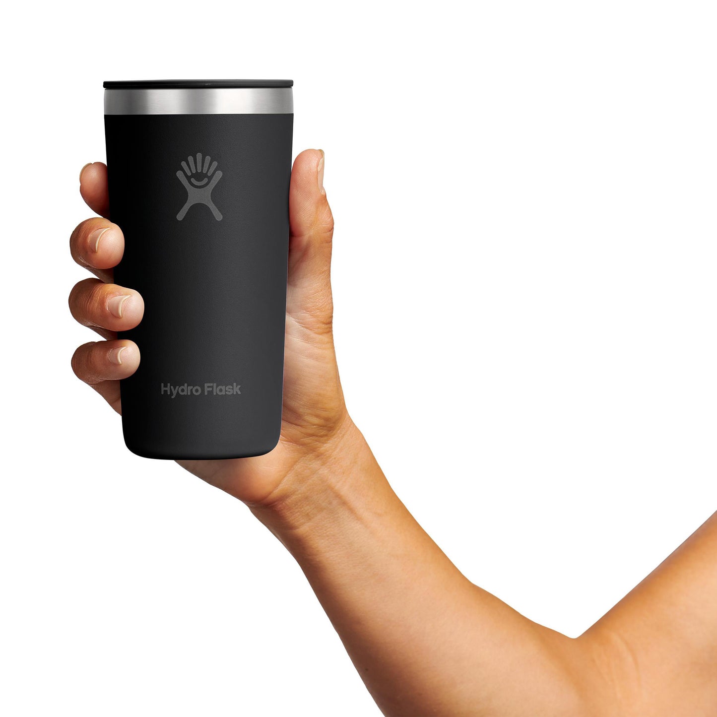 Hydro Flask All Around Tumbler Press-In Lid 12oz, Tonal Black