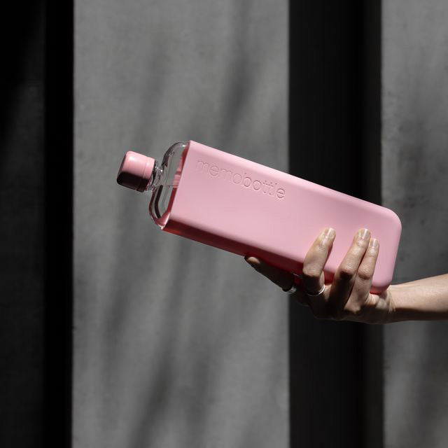 Memobottle™ Slim Transparent Bundle 450ml, Cherry Blossom