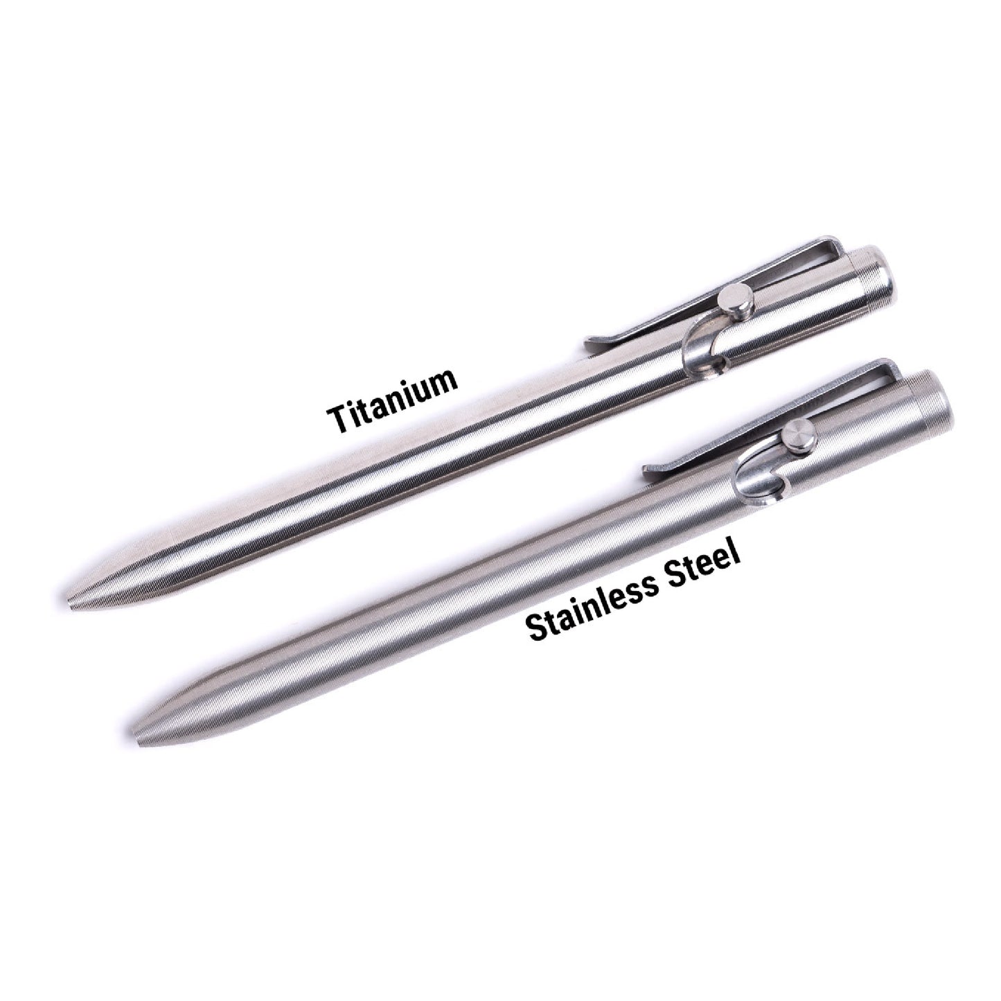 Tactile Turn Stainless Steel Bolt Action Pen