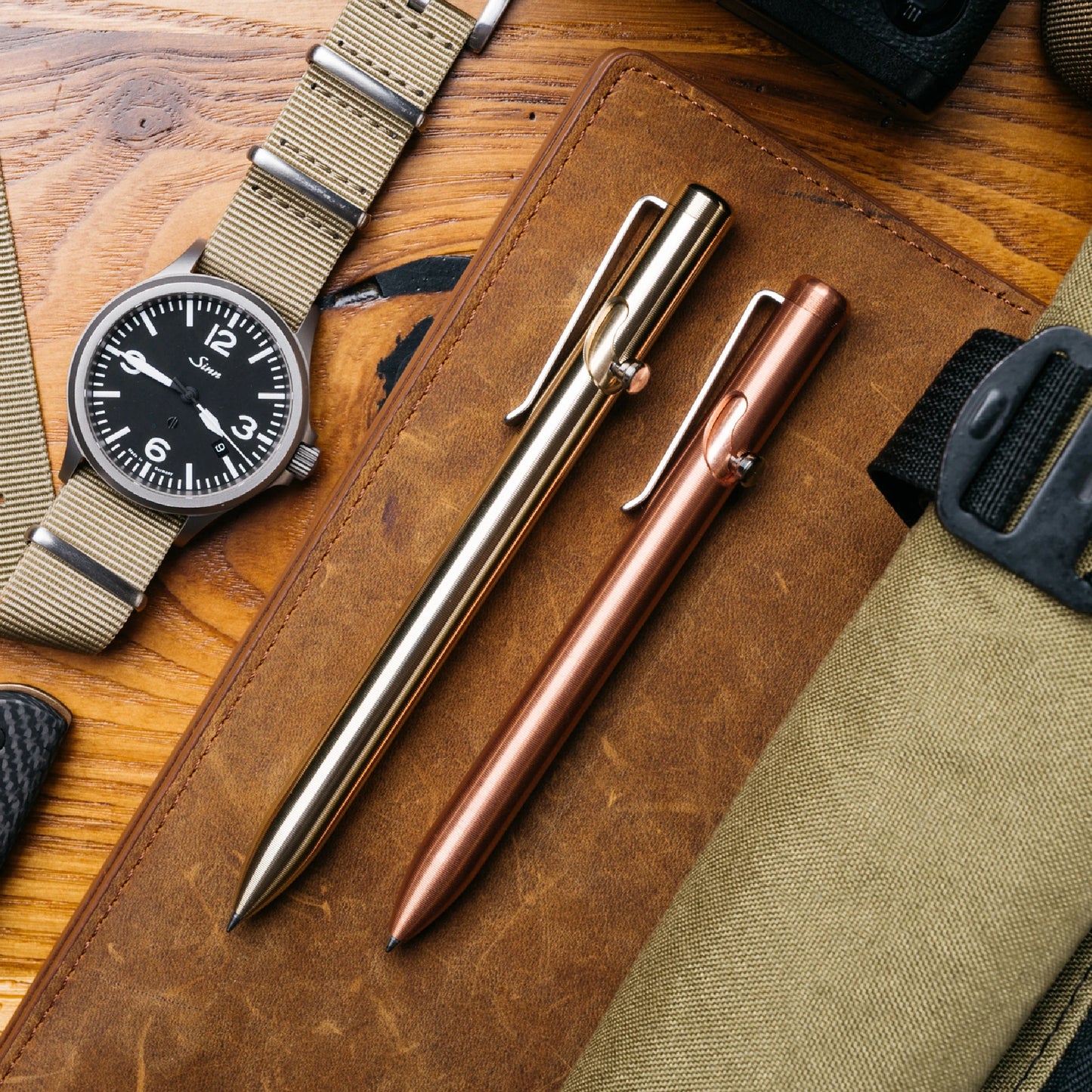 Tactile Turn Bolt Action Pen, Copper