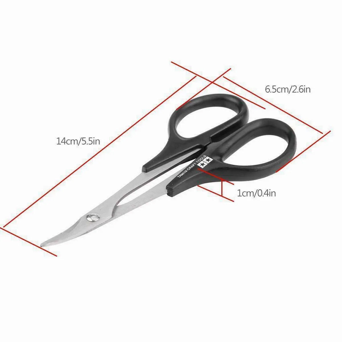 CountyComm Hobbyist Curved Scissors by Tamiya