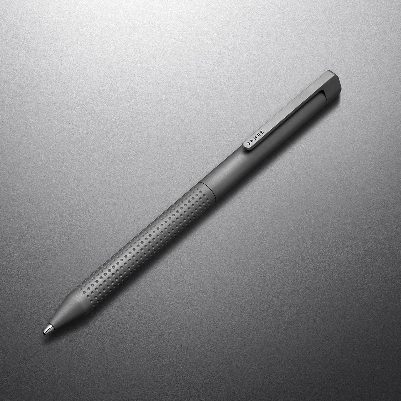 The James Brand The Bolen Twist Pen, Titanium