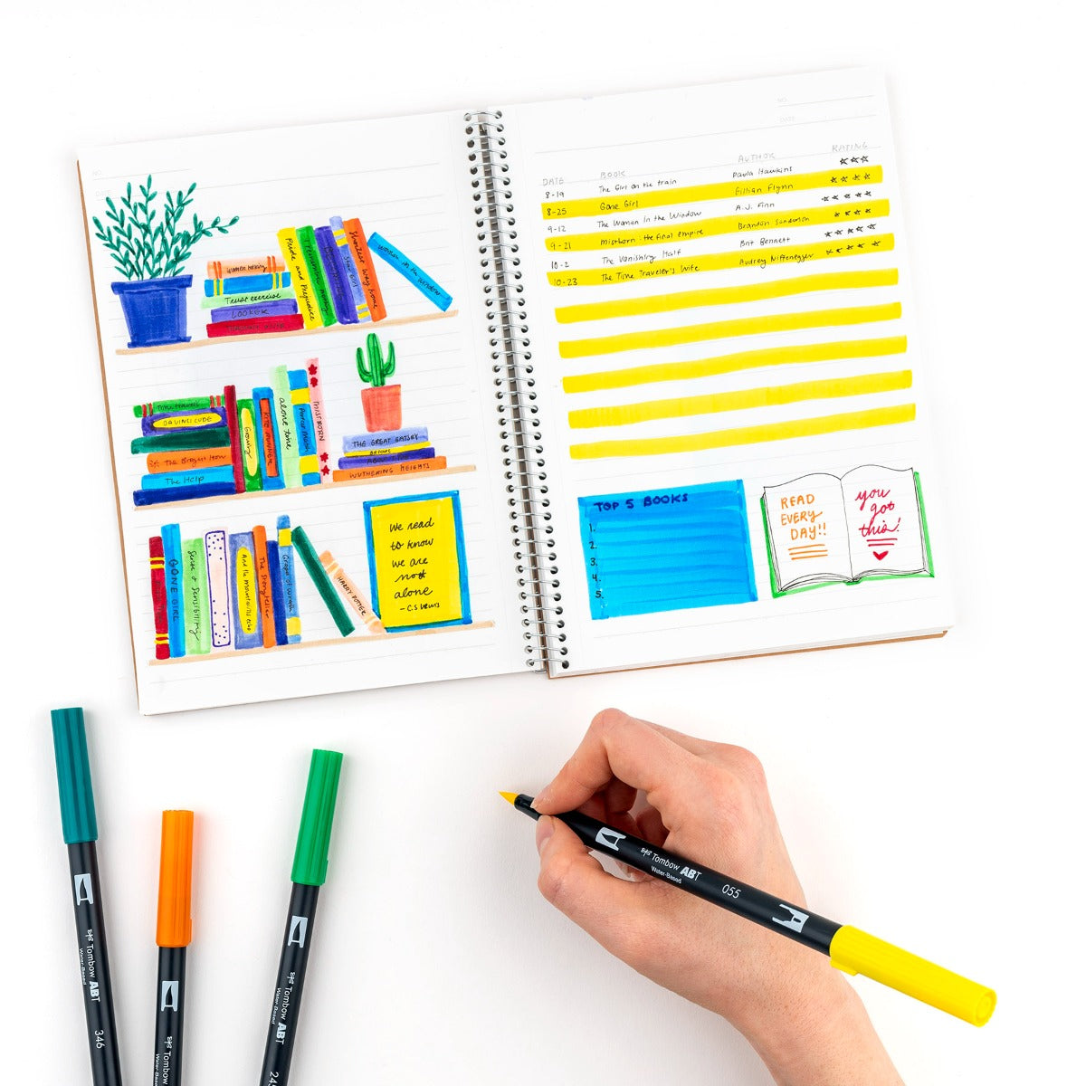 Tombow ABT Dual Brush Pens Landscape Colors (18pcs) (ABT-18P-6 Tombow ABT Dual Brush Pens Landscape Colors (18pcs) (ABT-18P-6