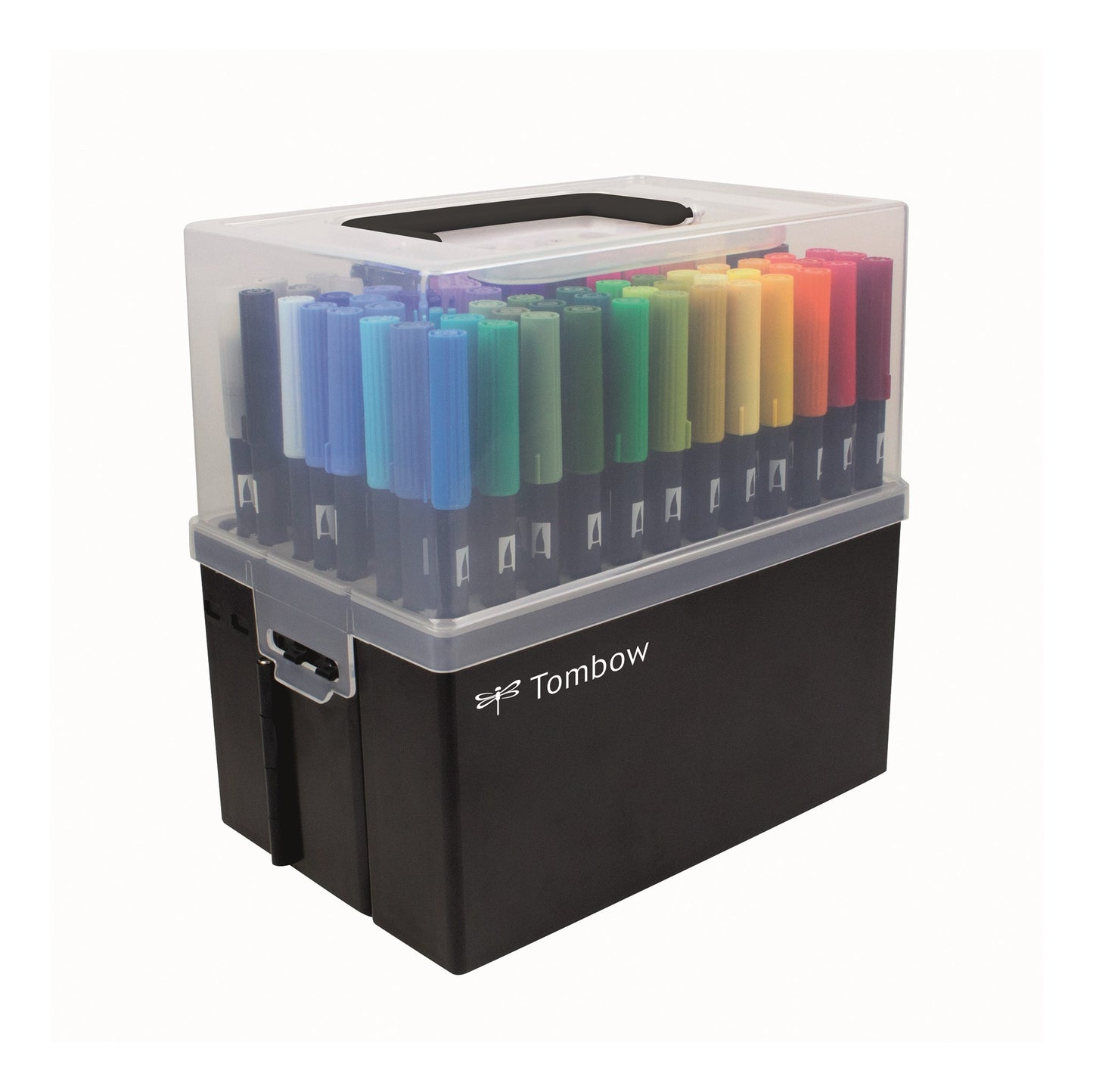 Tombow ABT Dual Brush display eske (Sett med 107 farger)