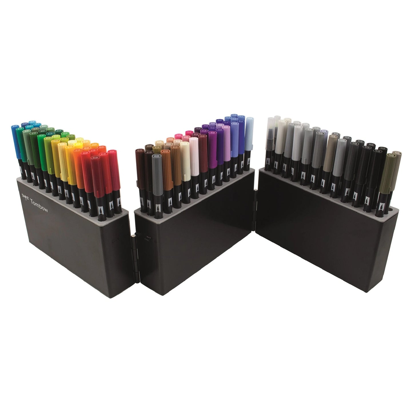 Tombow ABT Dual Brush display eske (Sett med 107 farger)