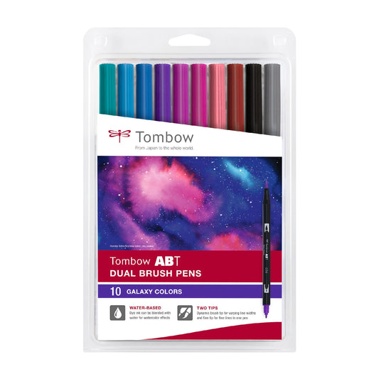 Tombow ABT Dual Brush Galaxy Farger (Sett med 12 Farger)