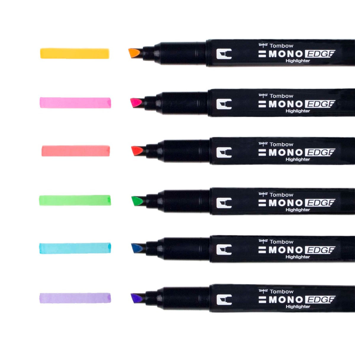 Tombow Highlighter Mono Edge, 6-Pakk