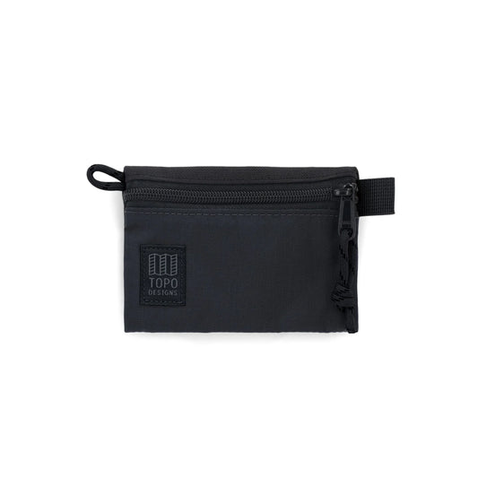 Topo Designs Accessory Bag Micro, Black / Black