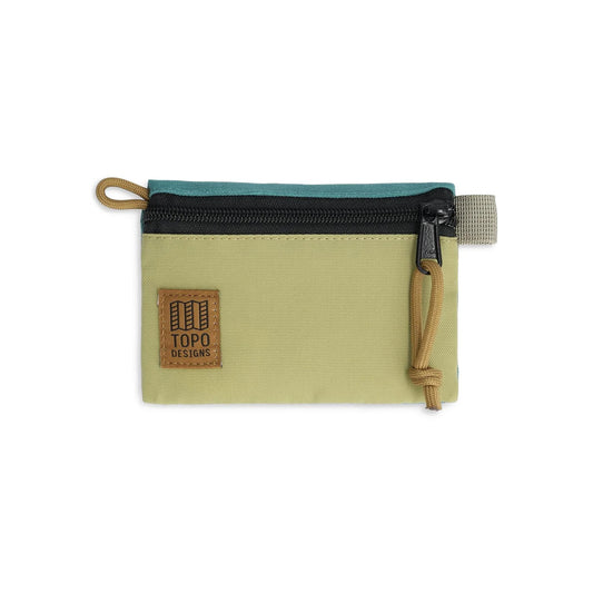 Topo Designs Accessory Bag Micro, Caribbean / Moss