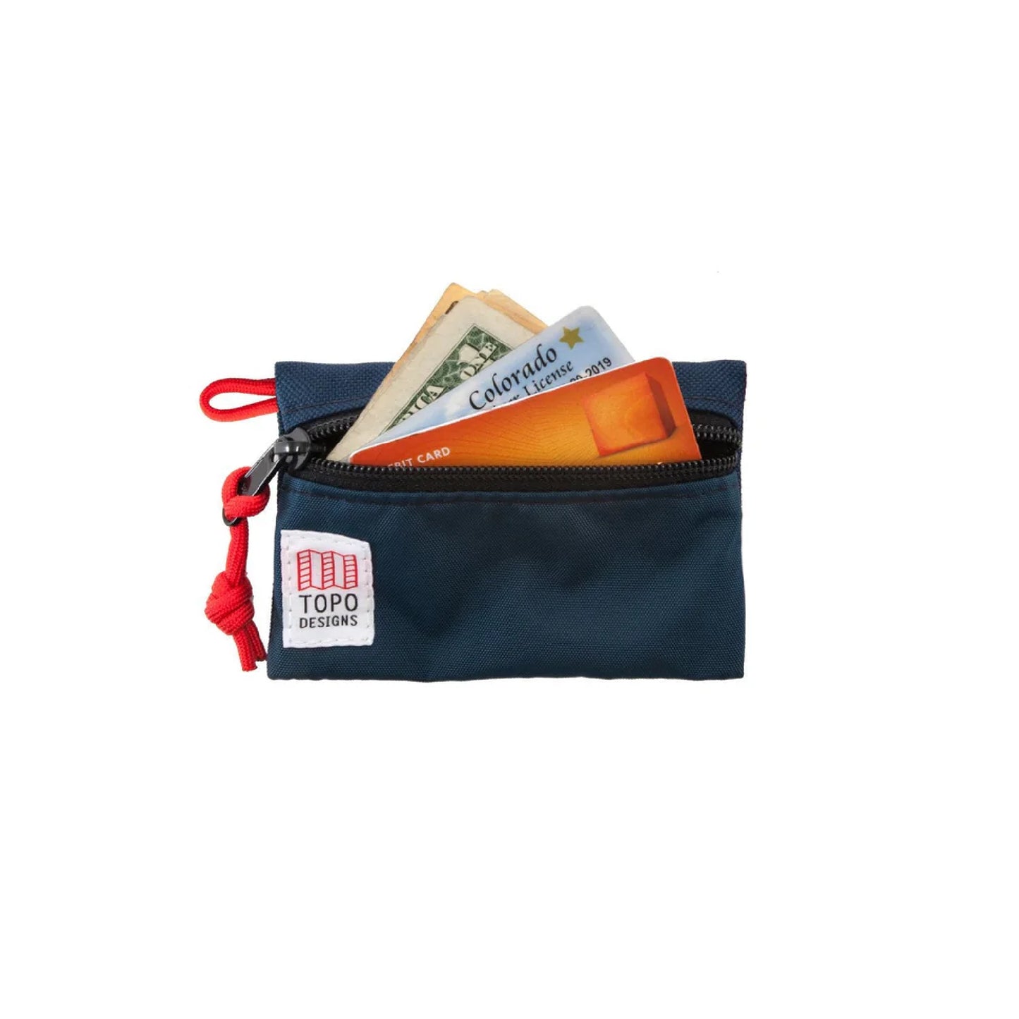 Topo Designs Accessory Bag Micro, Navy - Recycled