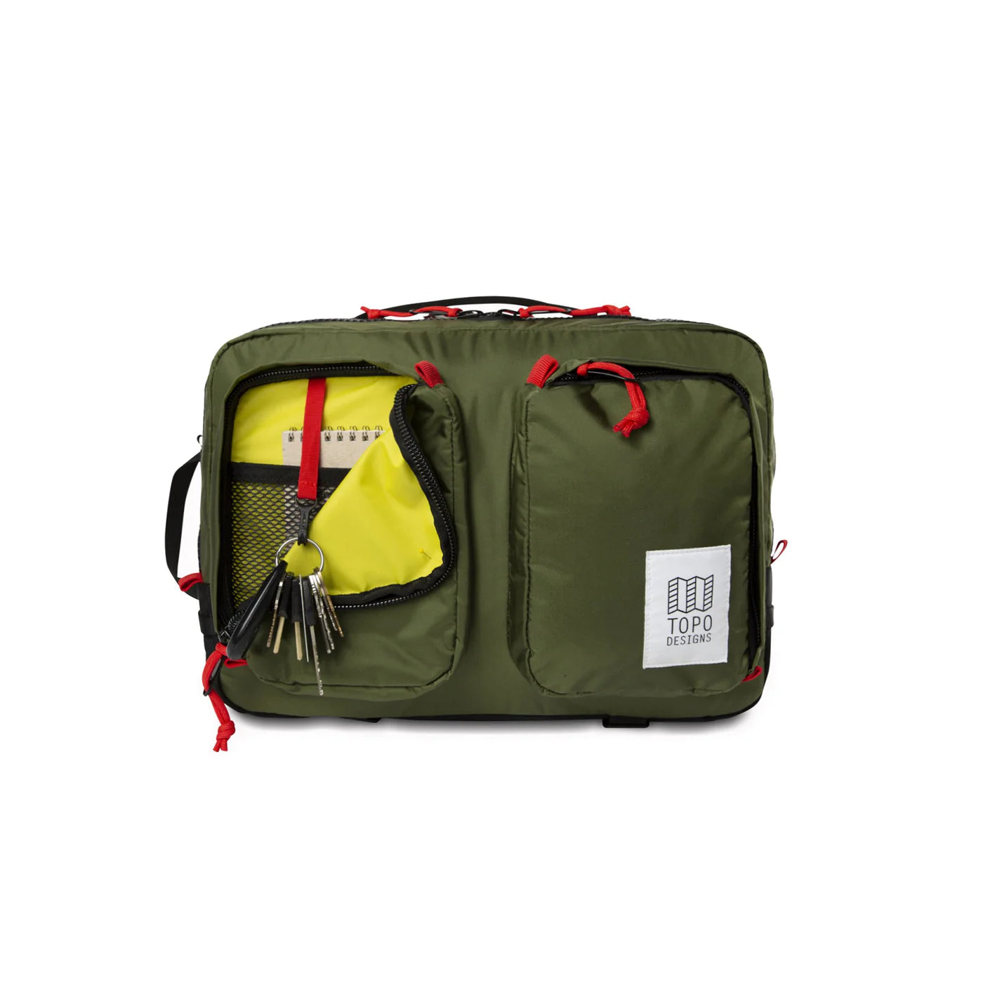 Topo Designs Global Briefcase 14L, Olive