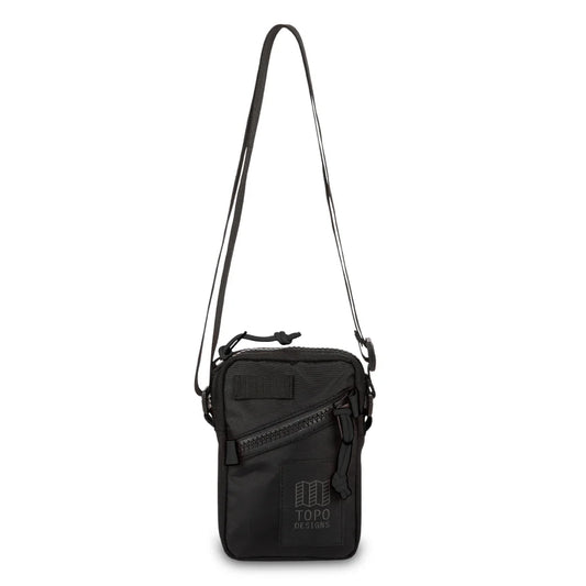 Topo Designs Mini Shoulder Bag 1L, Black / Black / Black