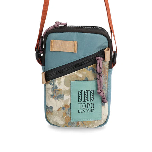 Topo Designs Mini Shoulder Bag 1L, Sea Pine / Blur Camo