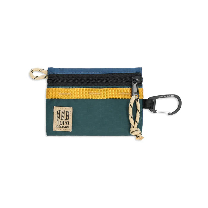 Topo Designs Mountain Accessory Bag Micro, Pond Blue / Forest