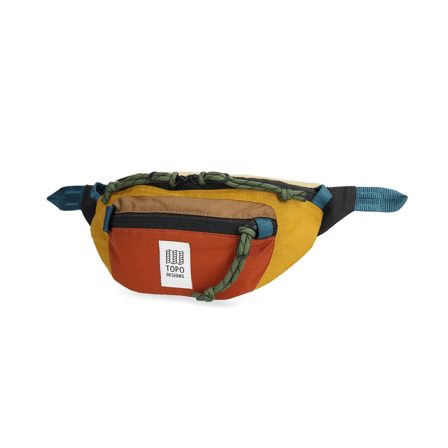 Topo Designs Mountain Waist Pack 2L, Mustard / Clay