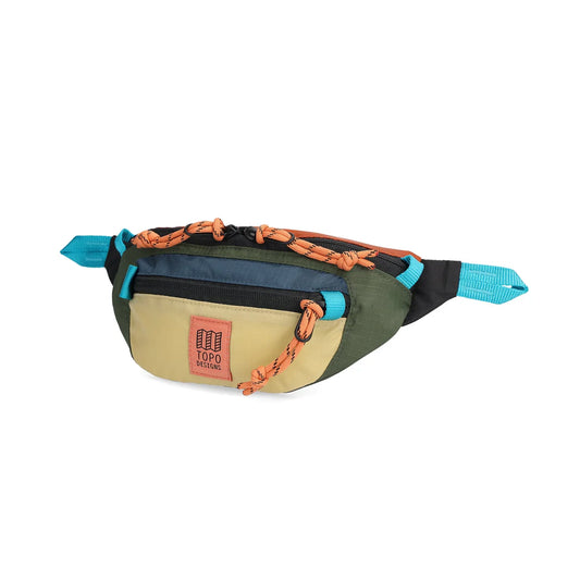 Topo Designs Mountain Waist Pack 2L, Olive / Hemp