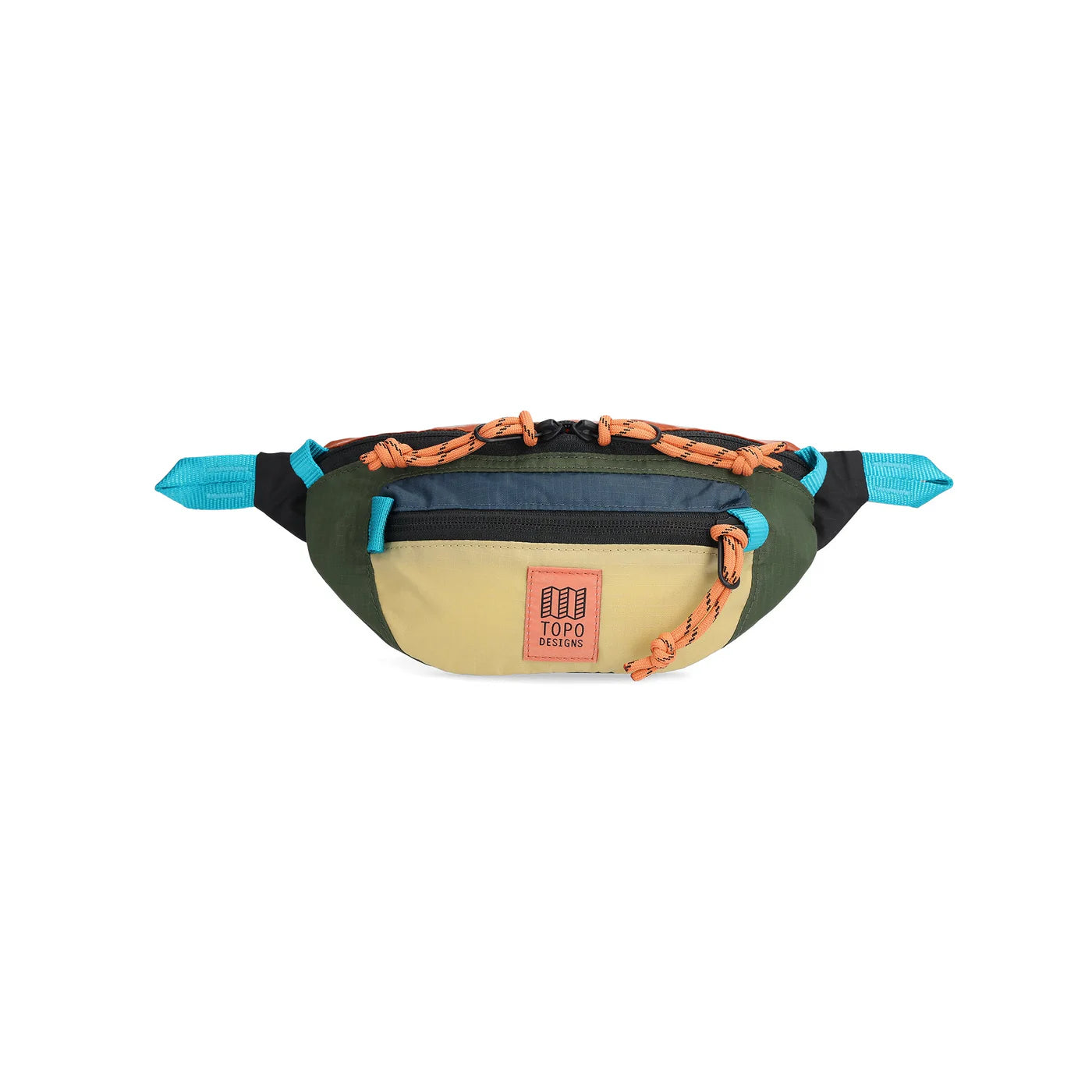 Topo Designs Mountain Waist Pack 2L, Olive / Hemp