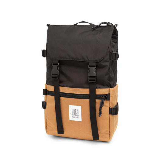 Topo Designs Rover Pack Classic 20L, Khaki / Black - Recycled