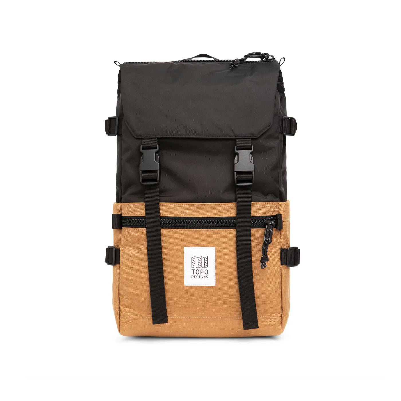 Topo Designs Rover Pack Classic 20L, Khaki / Black - Recycled