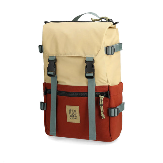 Topo Designs Rover Pack Classic 20L, Sahara / Fire Brick