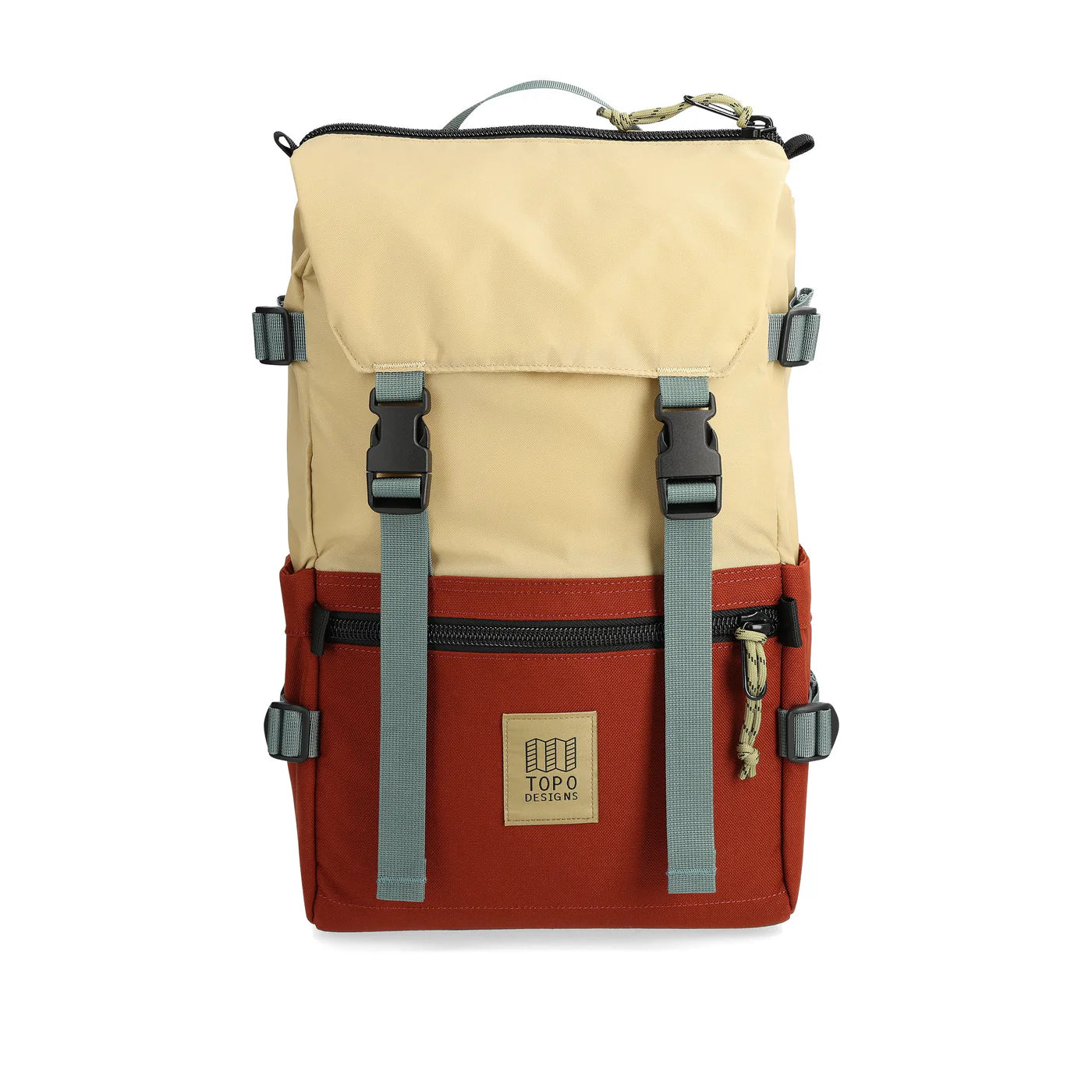 Topo Designs Rover Pack Classic 20L, Sahara / Fire Brick