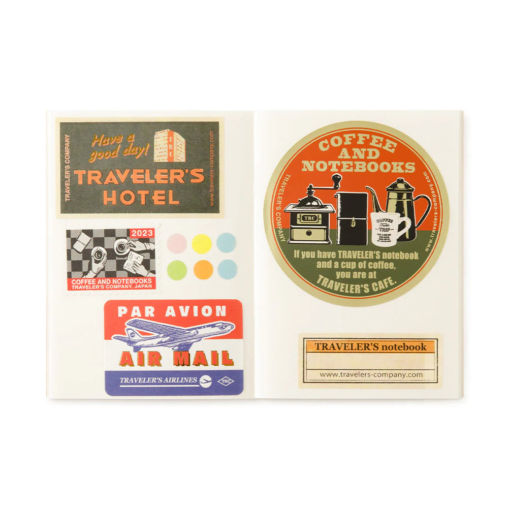 Traveler's Company 017. Sticker Release Paper Refill, Passport Size