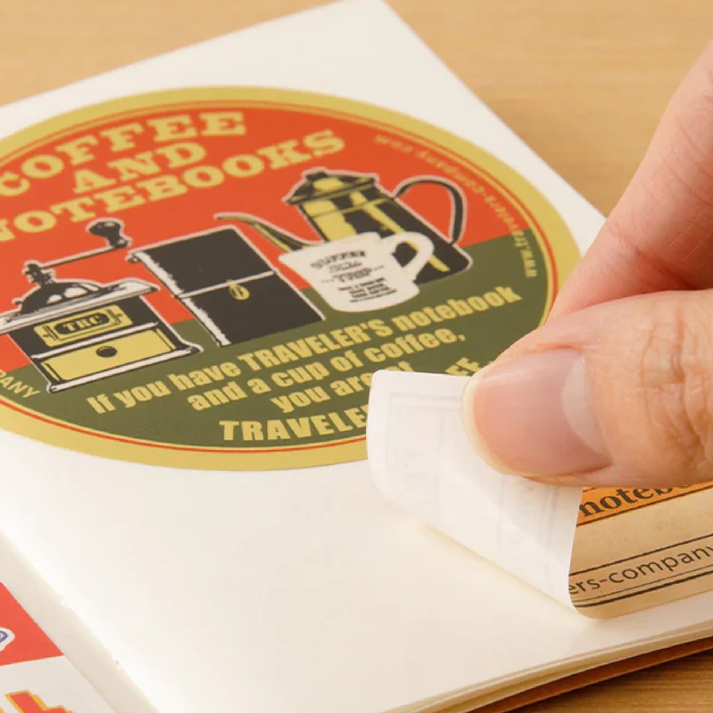 Traveler's Company 017. Sticker Release Paper Refill, Passport Size