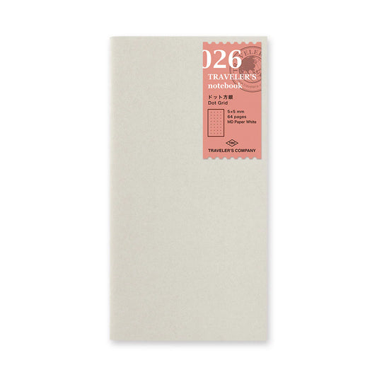 Traveler's Company 026. Dot Grid Notebook Refill