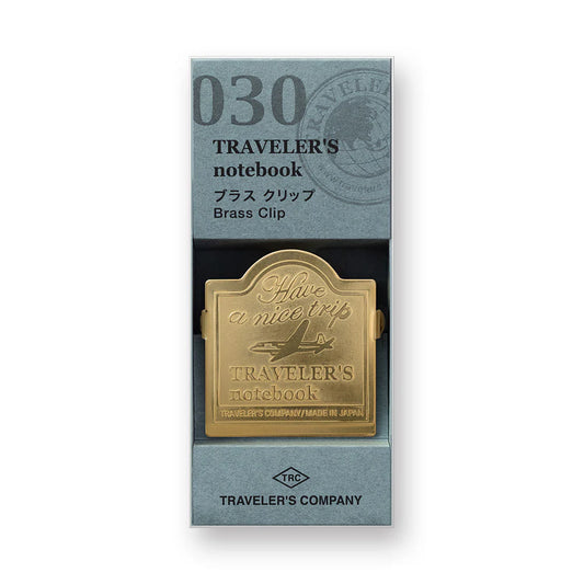 Traveler's Company 030. Brass Clip Airplane