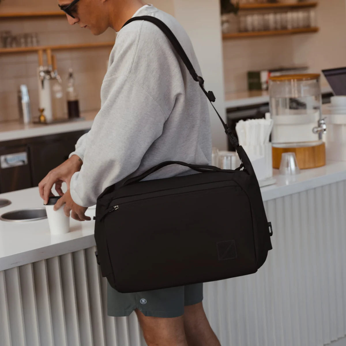 EVERGOODS Transit Duffel 25L, Solution Dyed Black