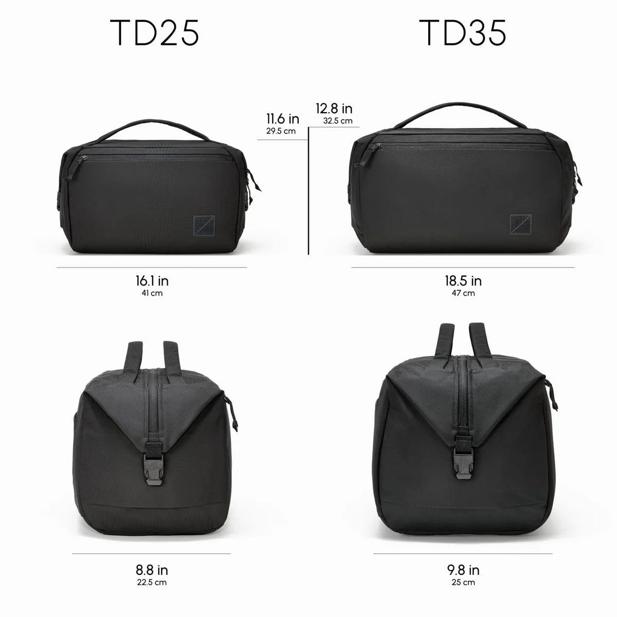 EVERGOODS Transit Duffel 25L, Solution Dyed Black