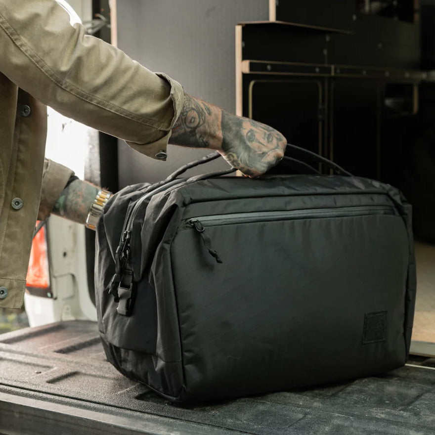 EVERGOODS Transit Duffel X-Pac Black/Coyote Brown, 35L