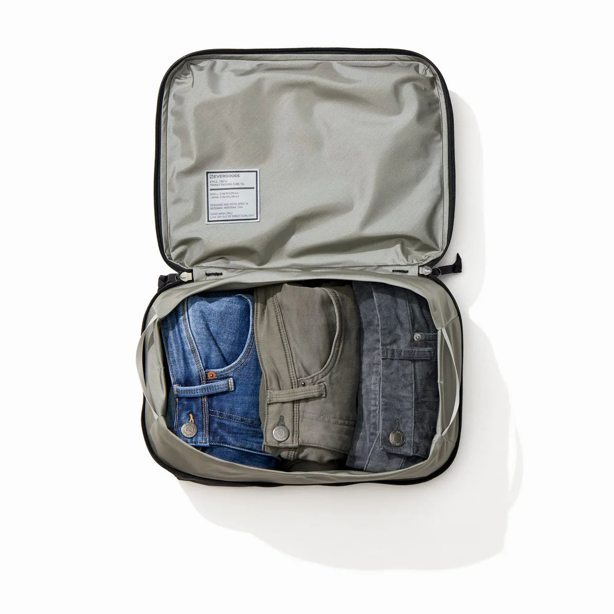 EVERGOODS Transit Packing Cube 10L, Black
