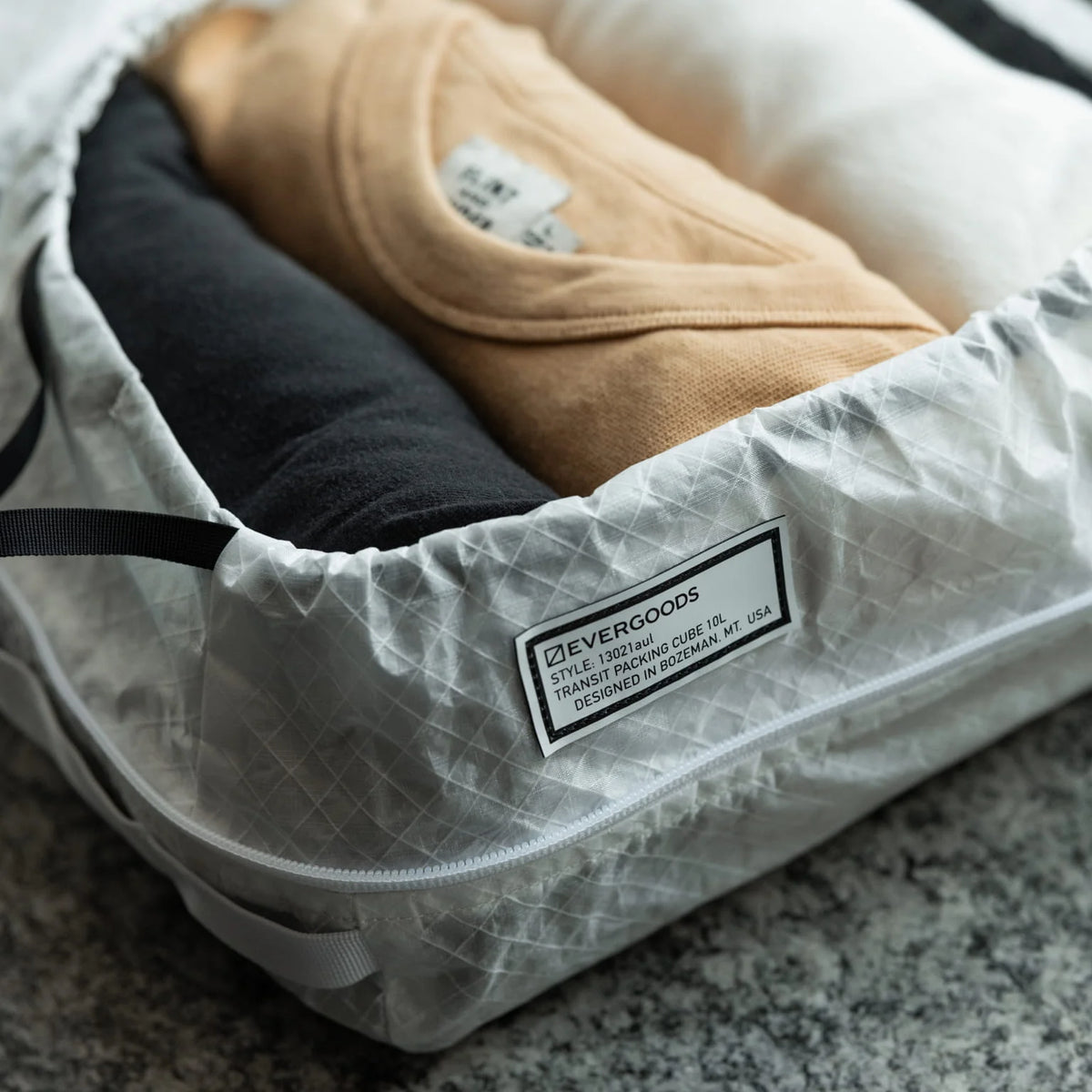 EVERGOODS Transit Packing Cube 10L, White ULTRA TX50