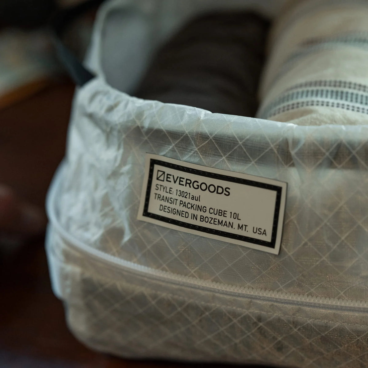 EVERGOODS Transit Packing Cube 10L, White ULTRA TX50