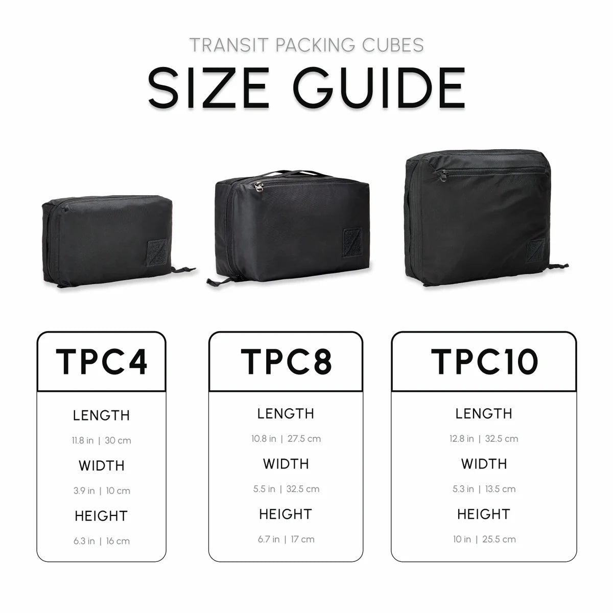 EVERGOODS Transit Packing Cube 8L, OD Green
