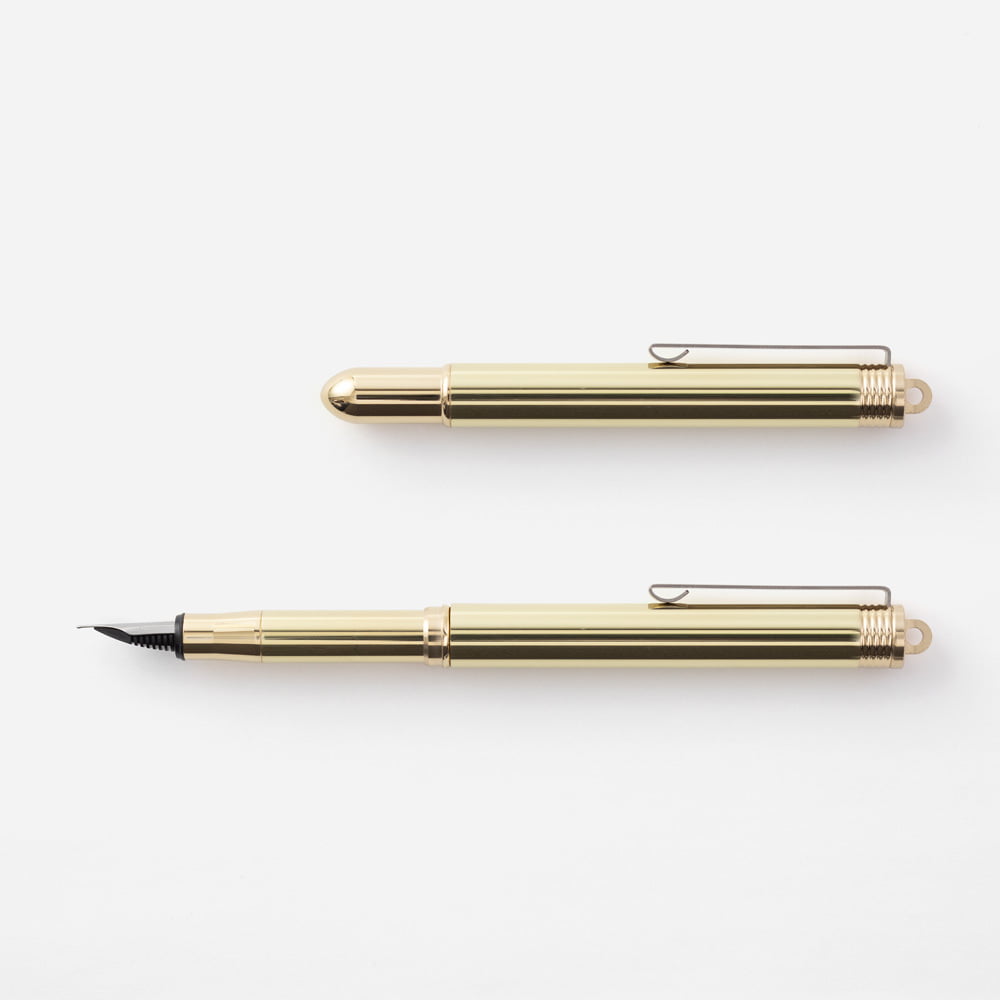 Traveler's Company Fountain Pen Solid, Brass