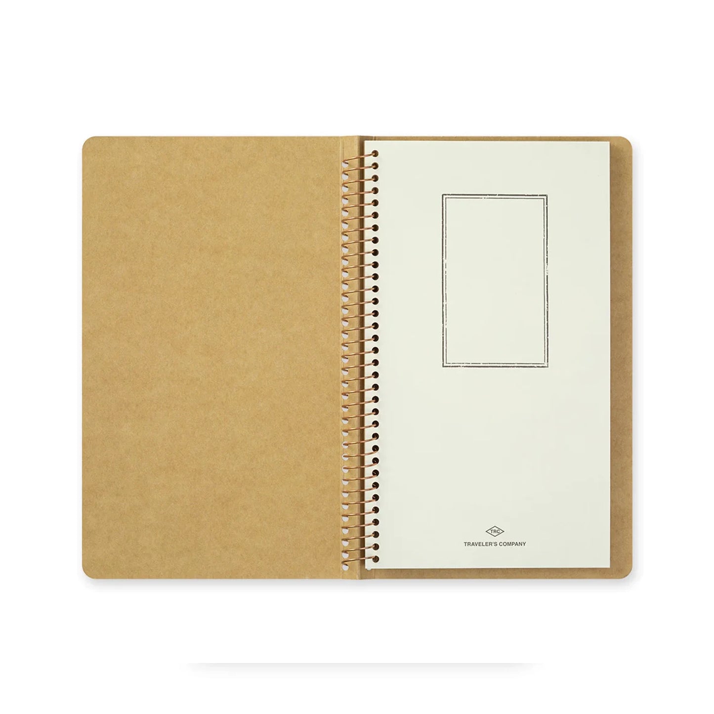 Traveler's Company Spiral Ring Notebook A5 Slim, MD White