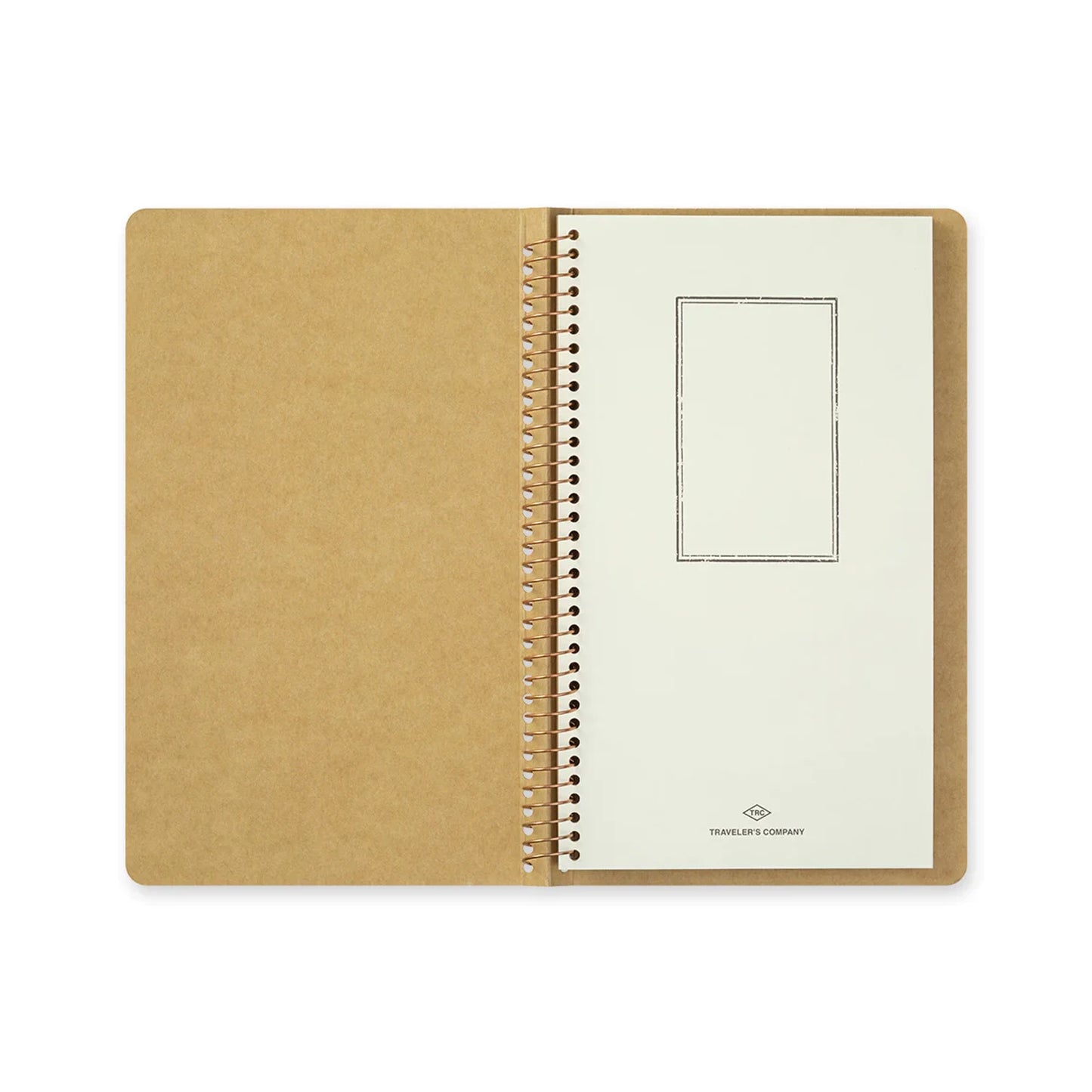 Traveler's Company Spiral Ring Notebook A5 Slim, Paper Pocket