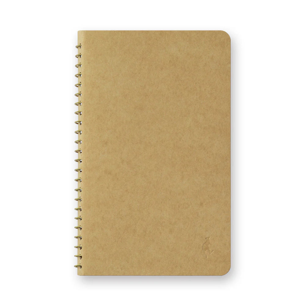 Traveler's Company Spiral Ring Notebook A6 Slim, Paper Pocket