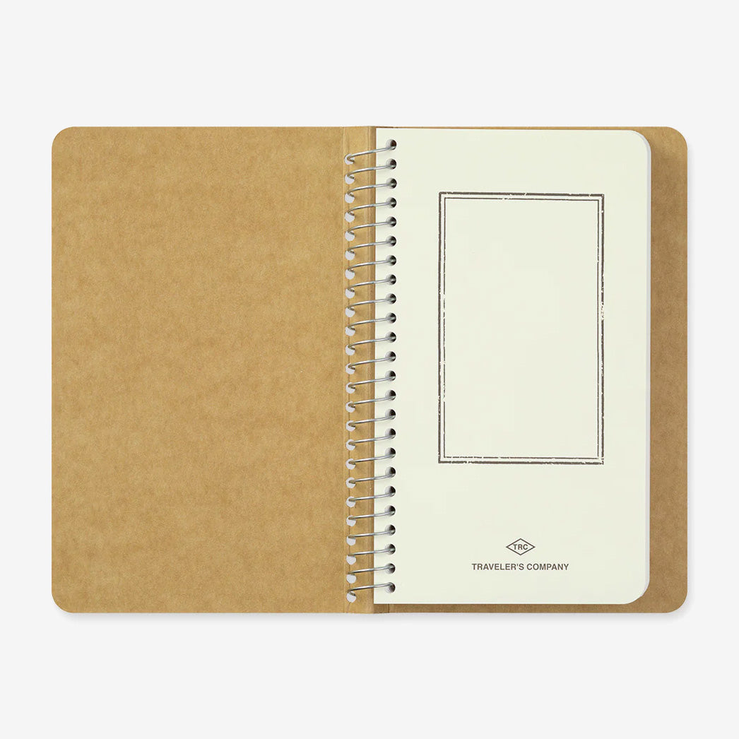 Traveler's Company Spiral Ring Notebook A6 Slim, MD White